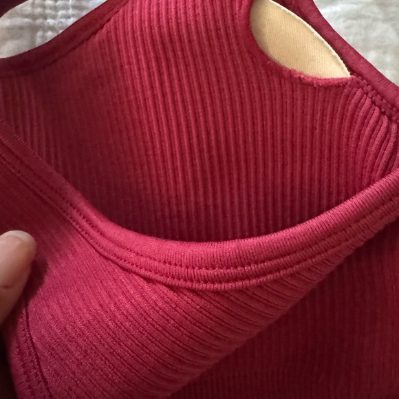 Amazon Essentials Red Ribbed Two-Piece Set - Picture 4 of 4